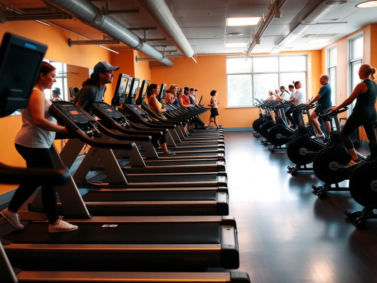 Equipamentos de cardio e musculação da Corpo Fitness